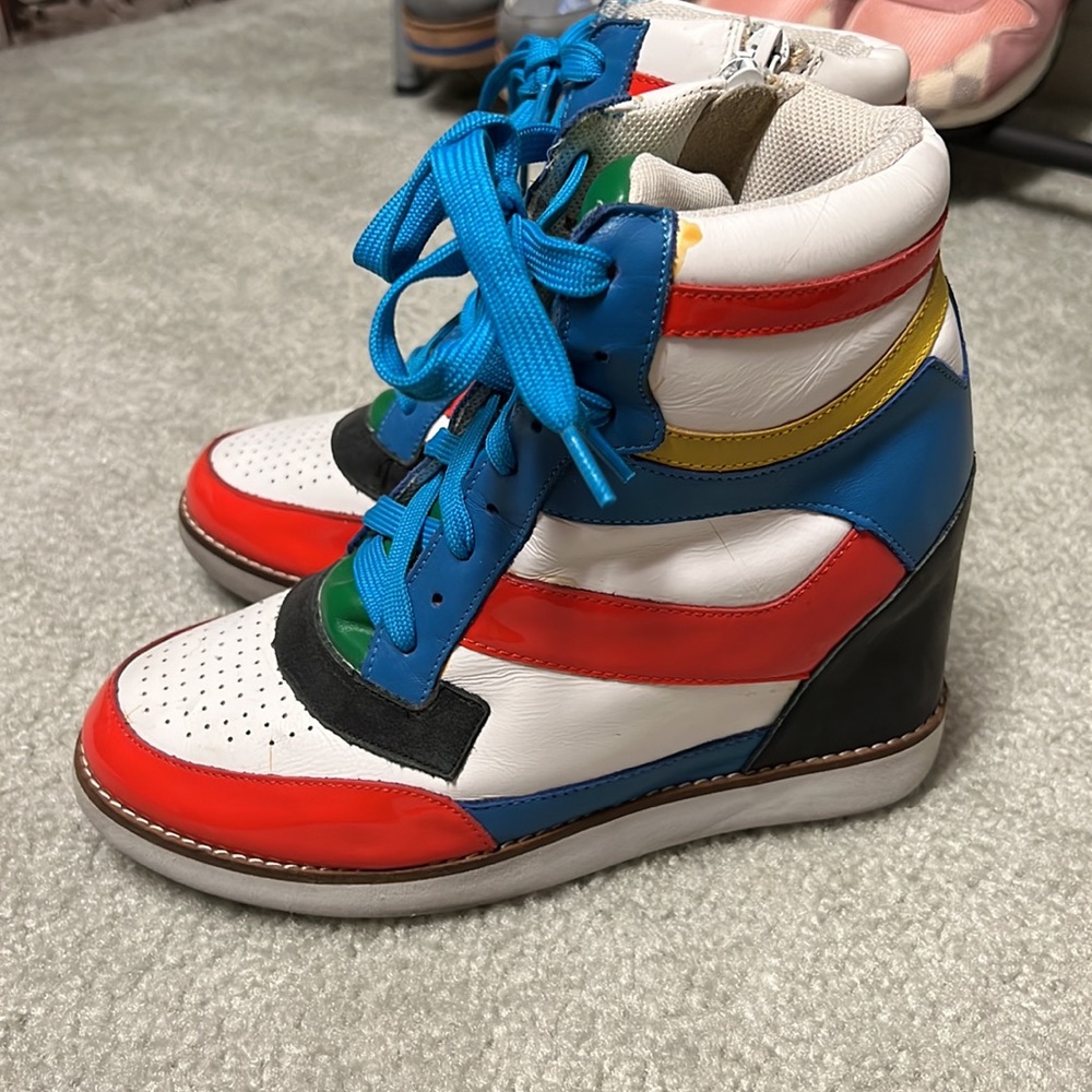 Jeffrey Campbell Harlequin sneakers size 7us